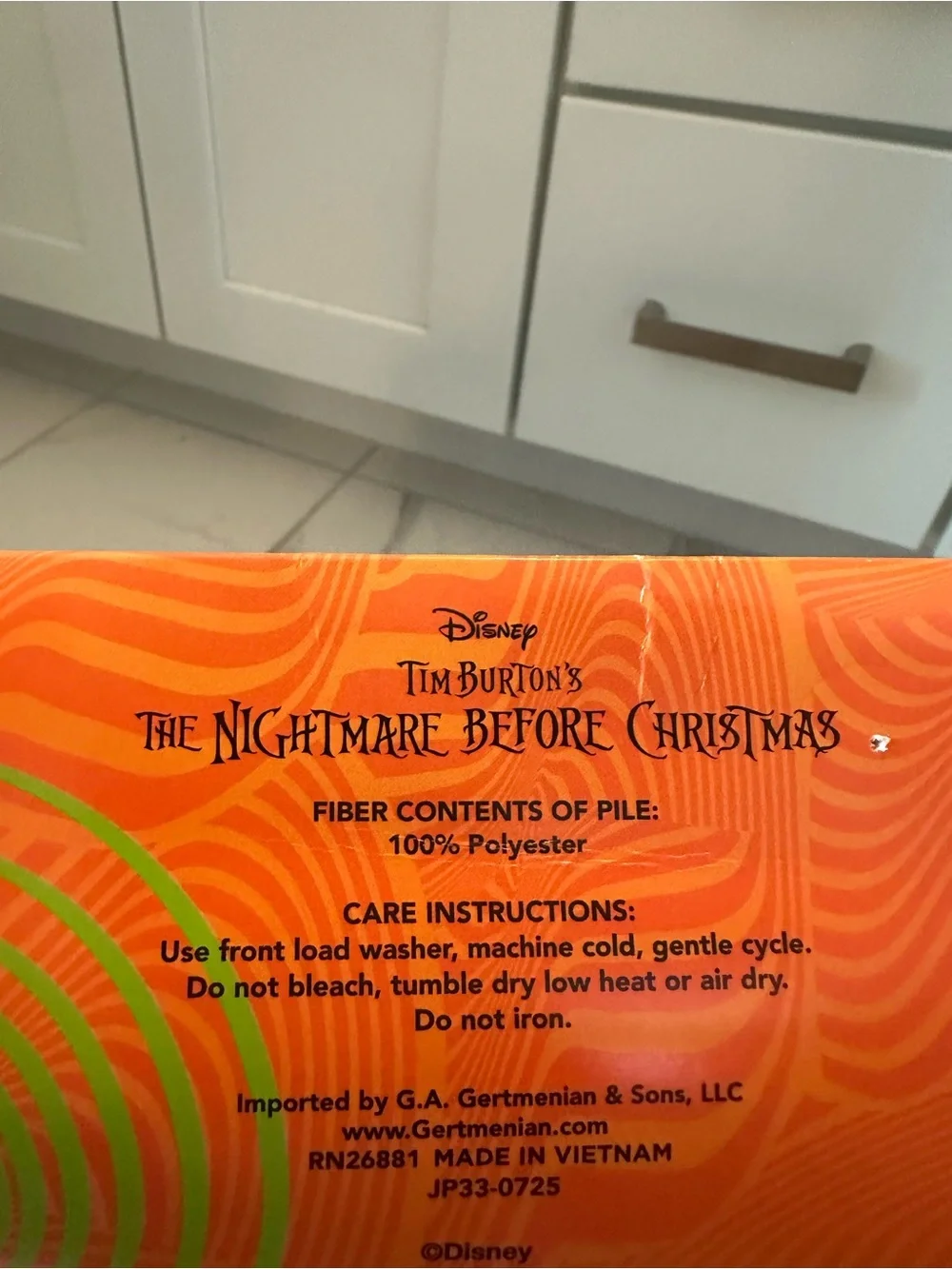 Disney Nightmare Before Christmas Love Never Dies Accent Rug 27x42